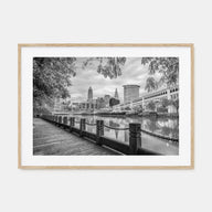 Cleveland Landscape B&W Poster