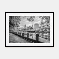 Cleveland Landscape B&W Poster