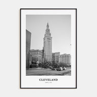 Cleveland Portrait B&W No 2 Poster