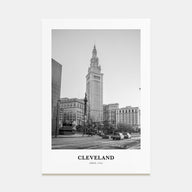 Cleveland Portrait B&W No 2 Poster