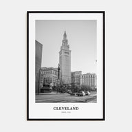 Cleveland Portrait B&W No 2 Poster
