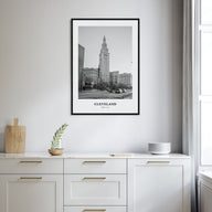 Cleveland Portrait B&W No 2 Poster