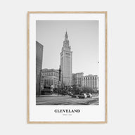 Cleveland Portrait B&W No 2 Poster