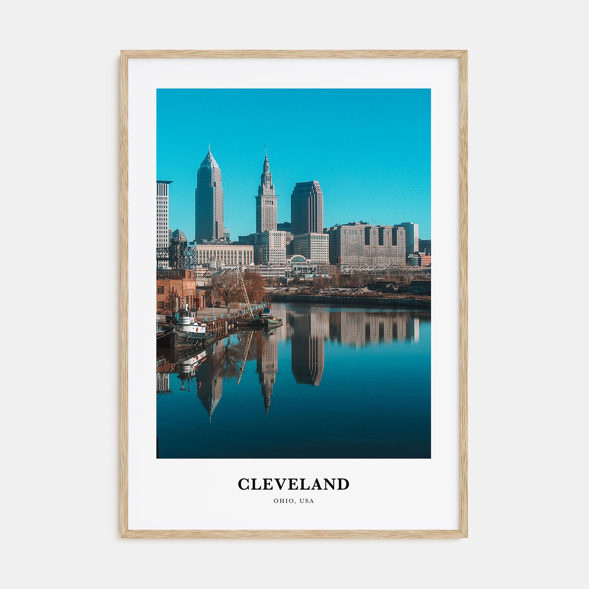 Cleveland Portrait Color No 2 Poster