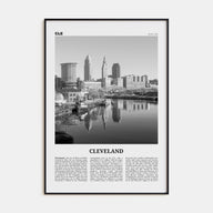 Cleveland Travel B&W No 1 Poster