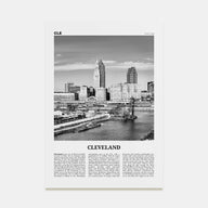 Cleveland Travel B&W No 2 Poster