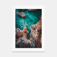 Coastline Stairway Photo Color Poster