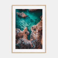 Coastline Stairway Photo Color Poster