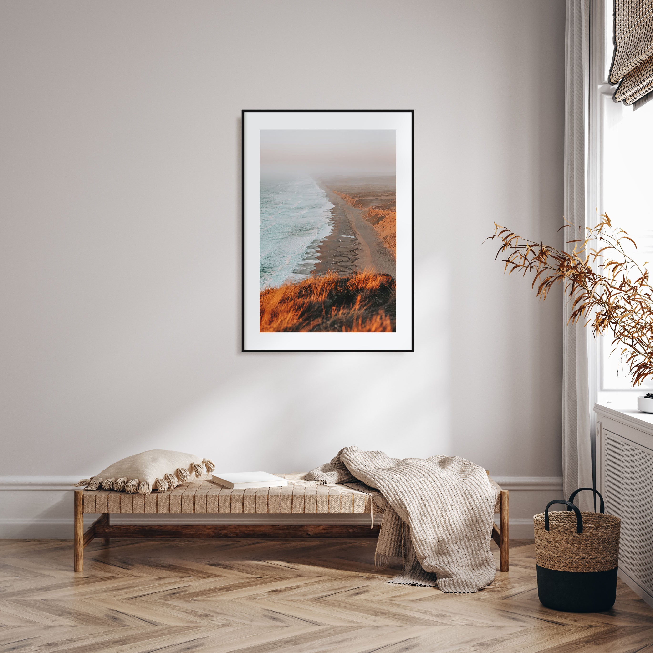 Coastline Waves Photo Color No 1 Poster