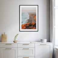 Coastline Waves Photo Color No 1 Poster