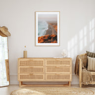 Coastline Waves Photo Color No 1 Poster