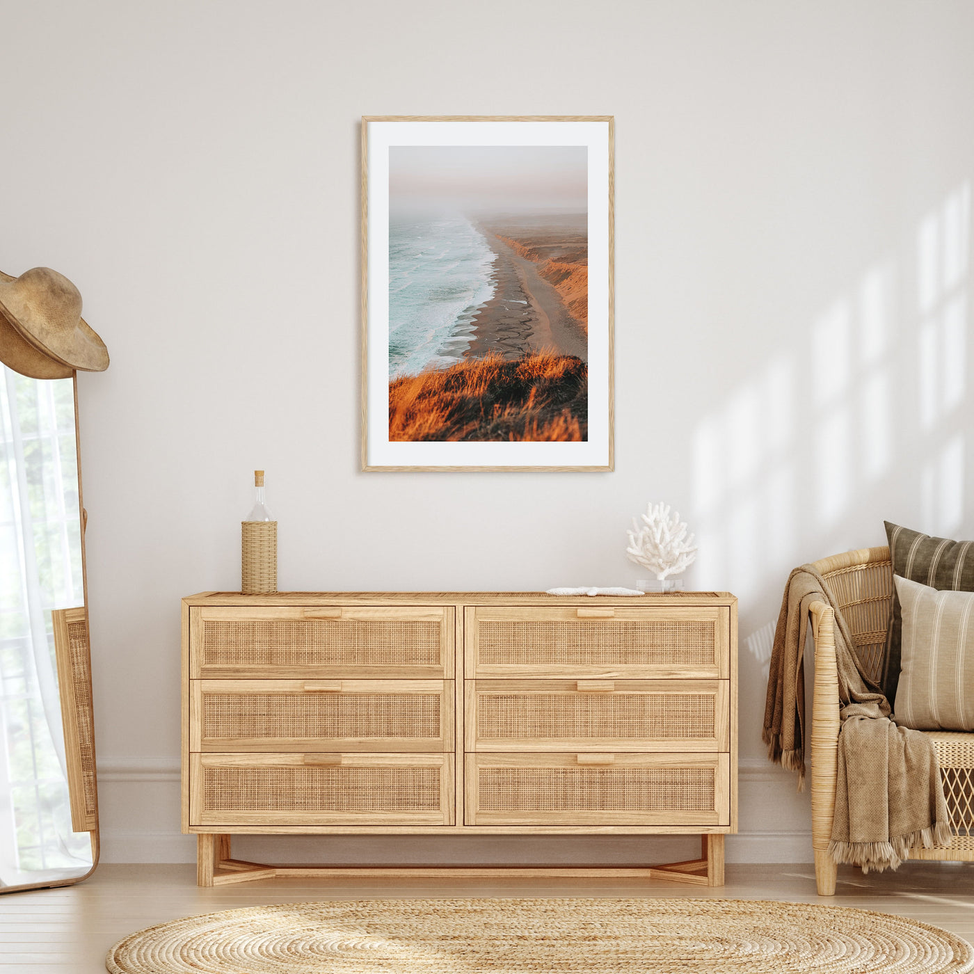 Coastline Waves Photo Color No 1 Poster