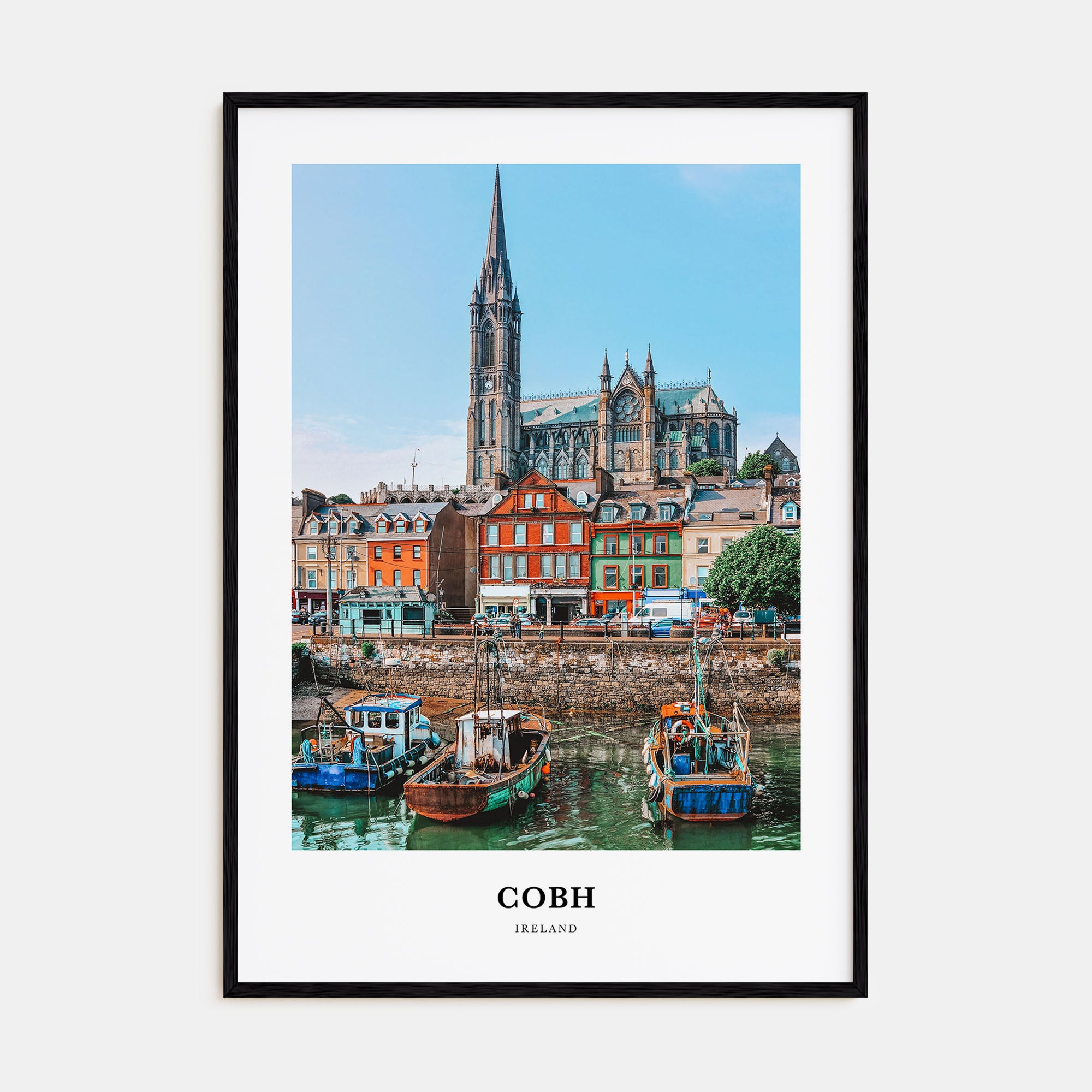 Cobh Portrait Color Poster