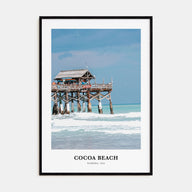 Cocoa Beach Portrait Color Poster