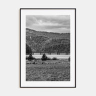 Coeur d'Alene Photo B&W Poster