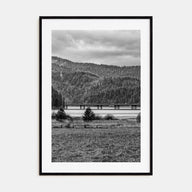 Coeur d'Alene Photo B&W Poster