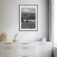 Coeur d'Alene Photo B&W Poster