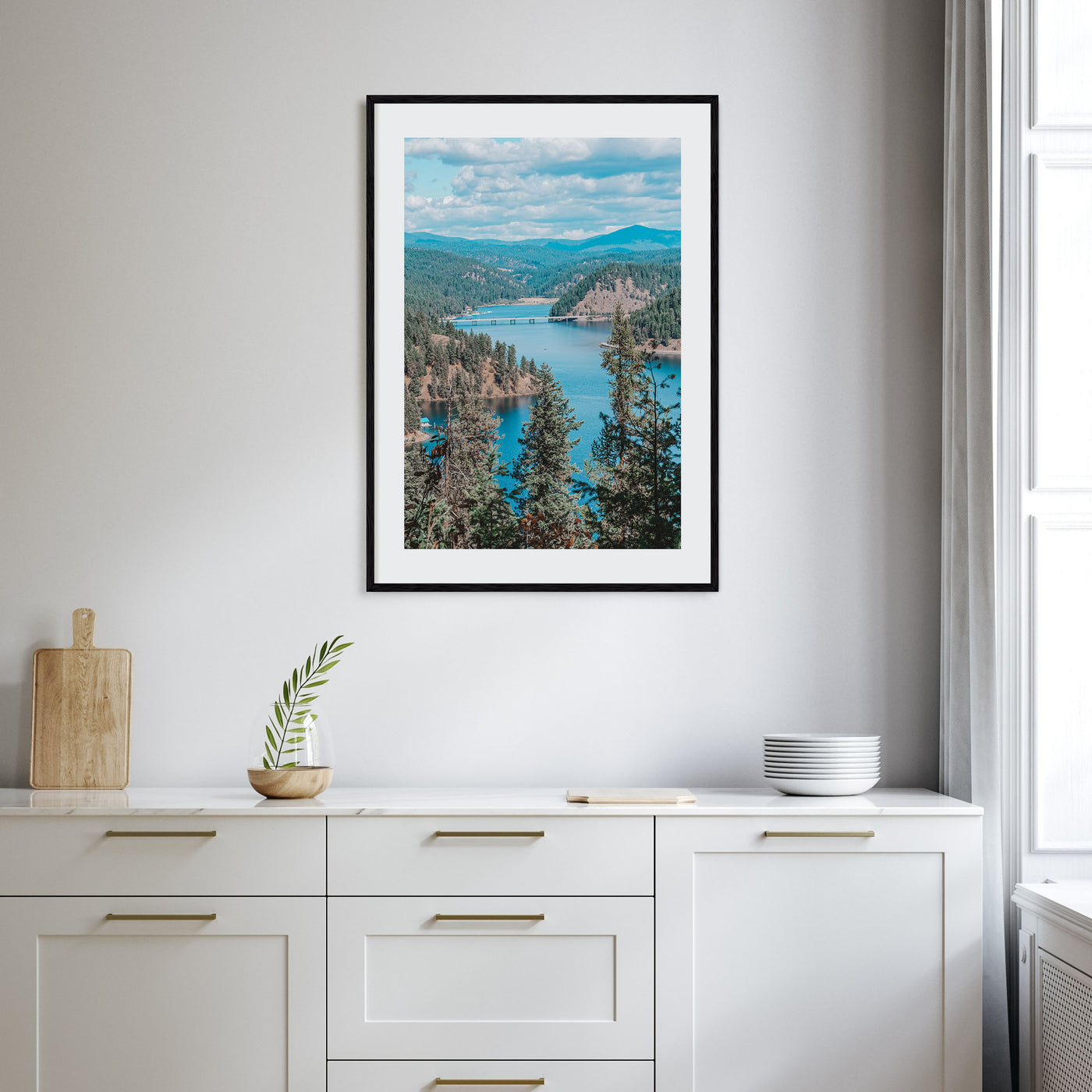 Coeur d'Alene Photo Color Poster