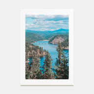 Coeur d'Alene Photo Color Poster