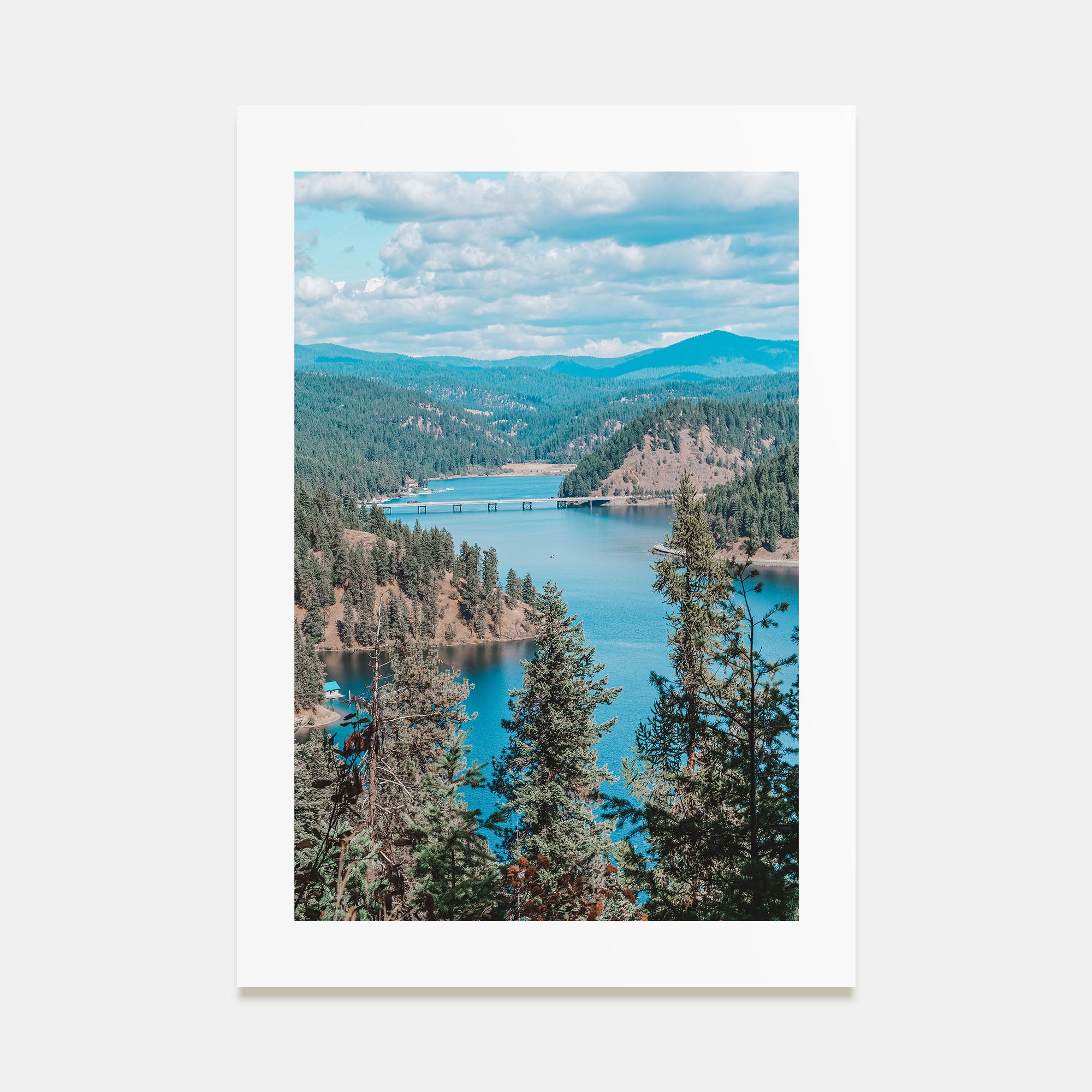 Coeur d'Alene Photo Color Poster