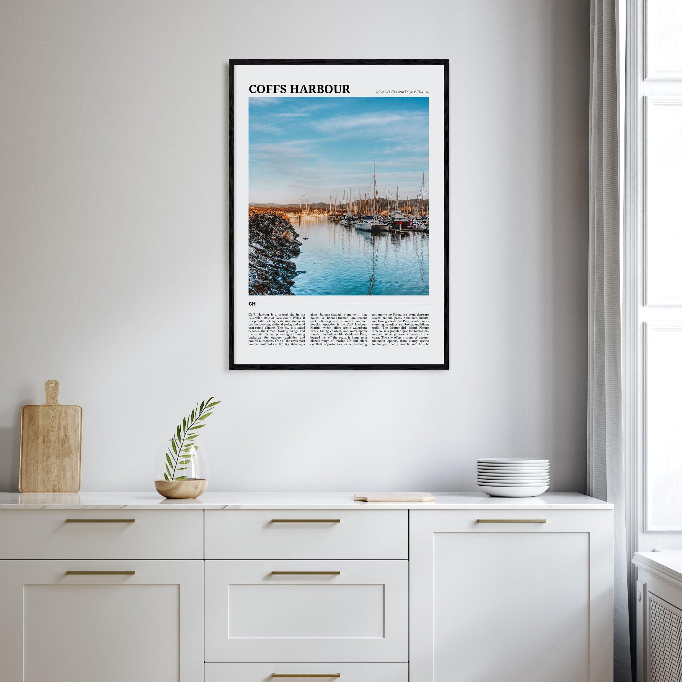 Coffs Harbour Travel Color Poster