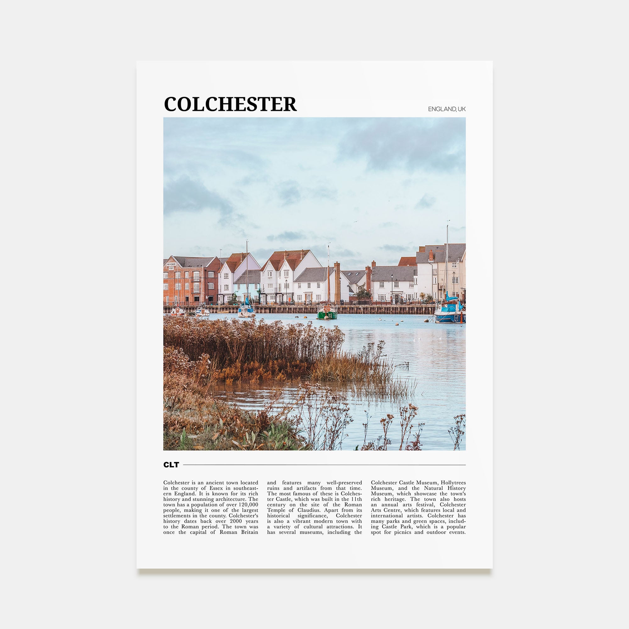 Colchester Travel Color Poster