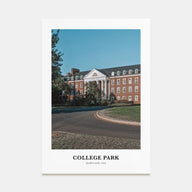 College Park Portrait Color Poster