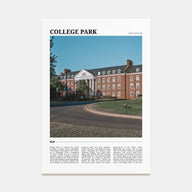 College Park Travel Color Poster