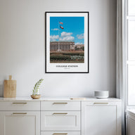 College Station Portrait Color Poster