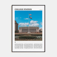 College Station Travel Color Poster