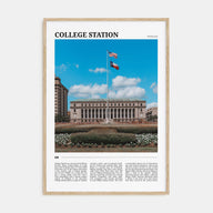 College Station Travel Color Poster