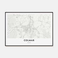 Colmar Map Landscape Poster