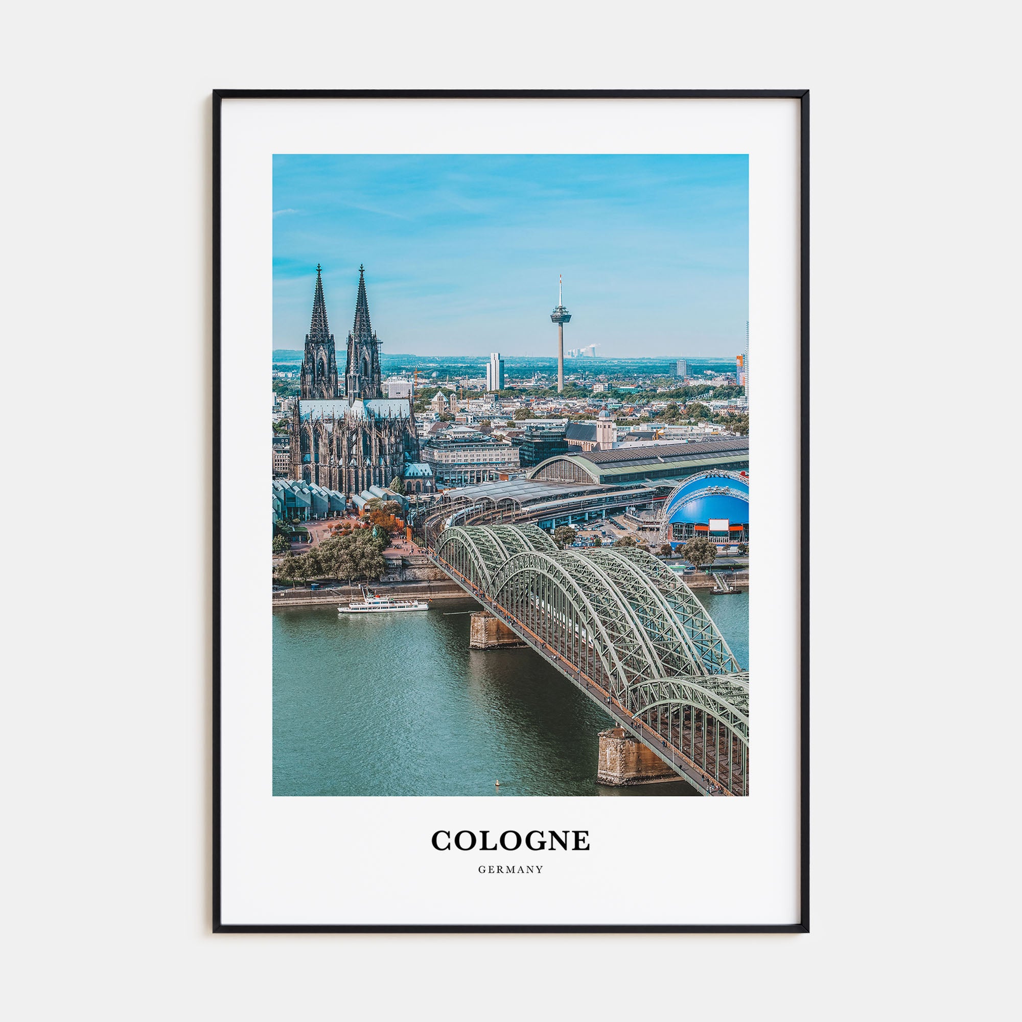 Cologne Portrait Color Poster