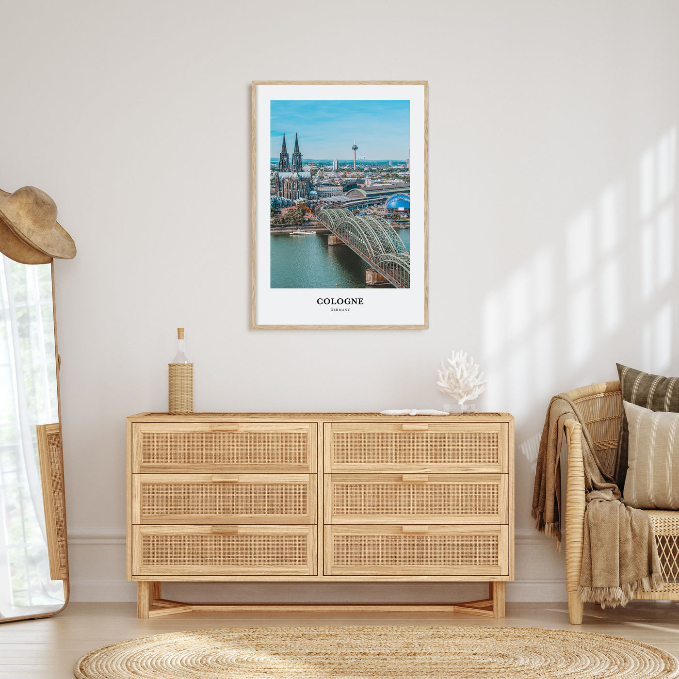 Cologne Portrait Color Poster