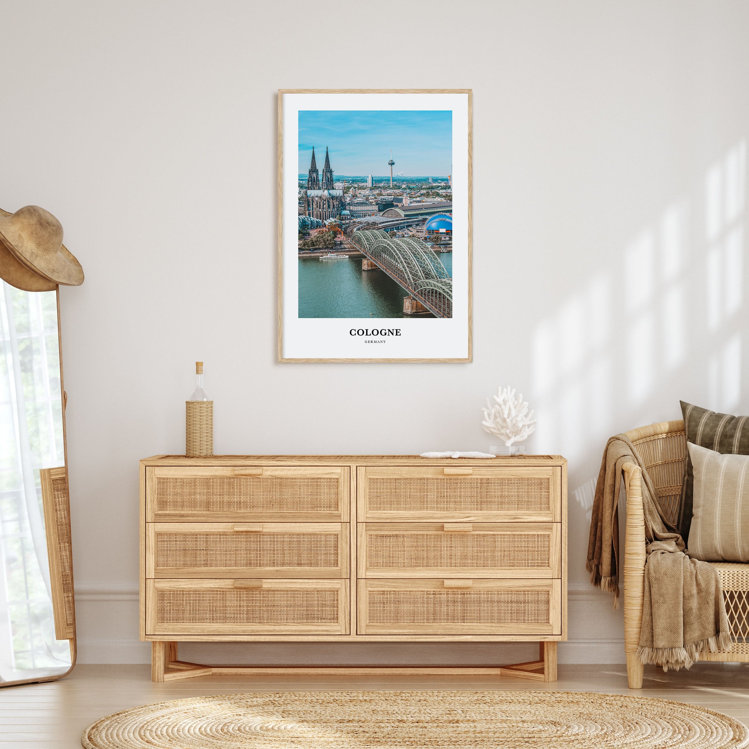 Cologne Portrait Color Poster