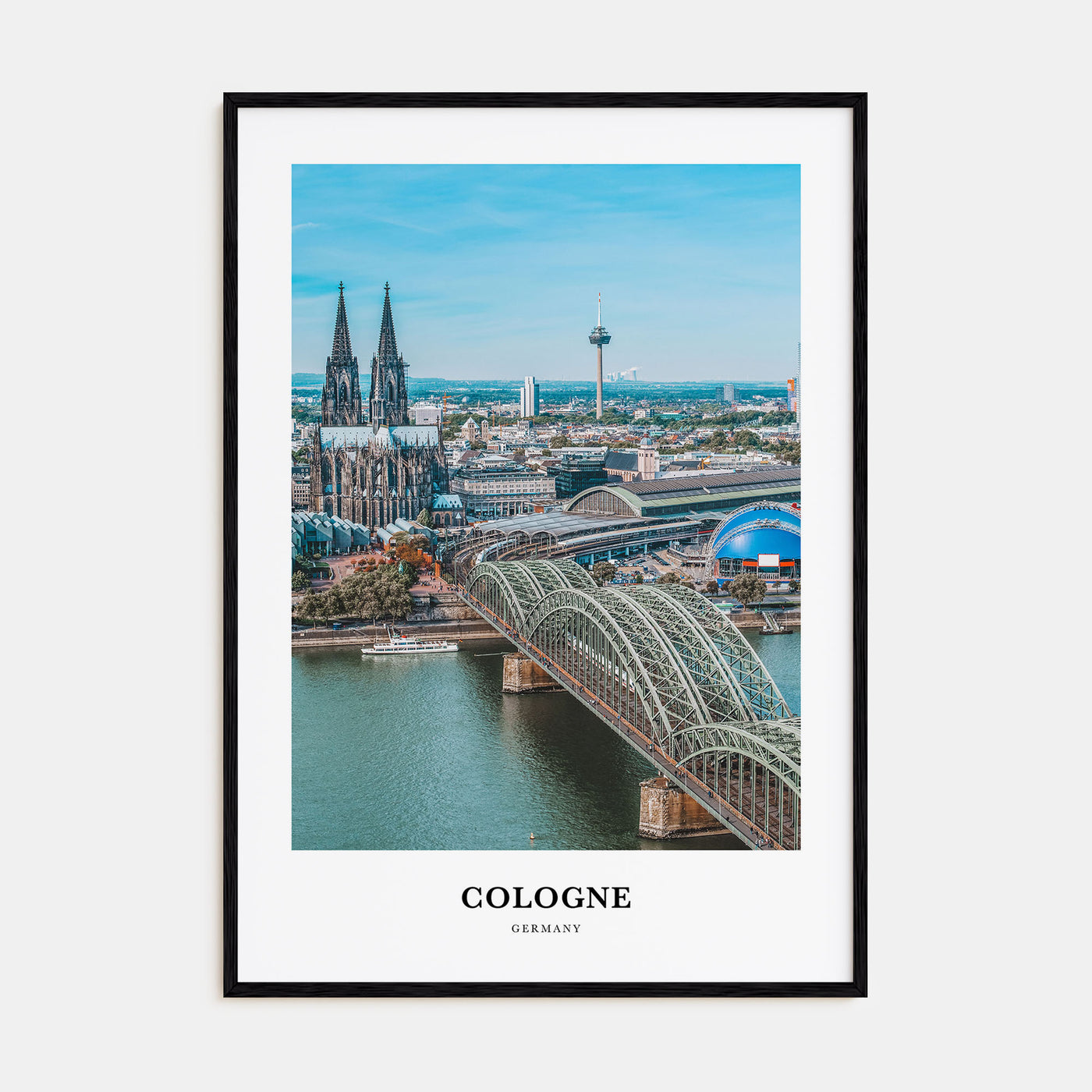Cologne Portrait Color Poster