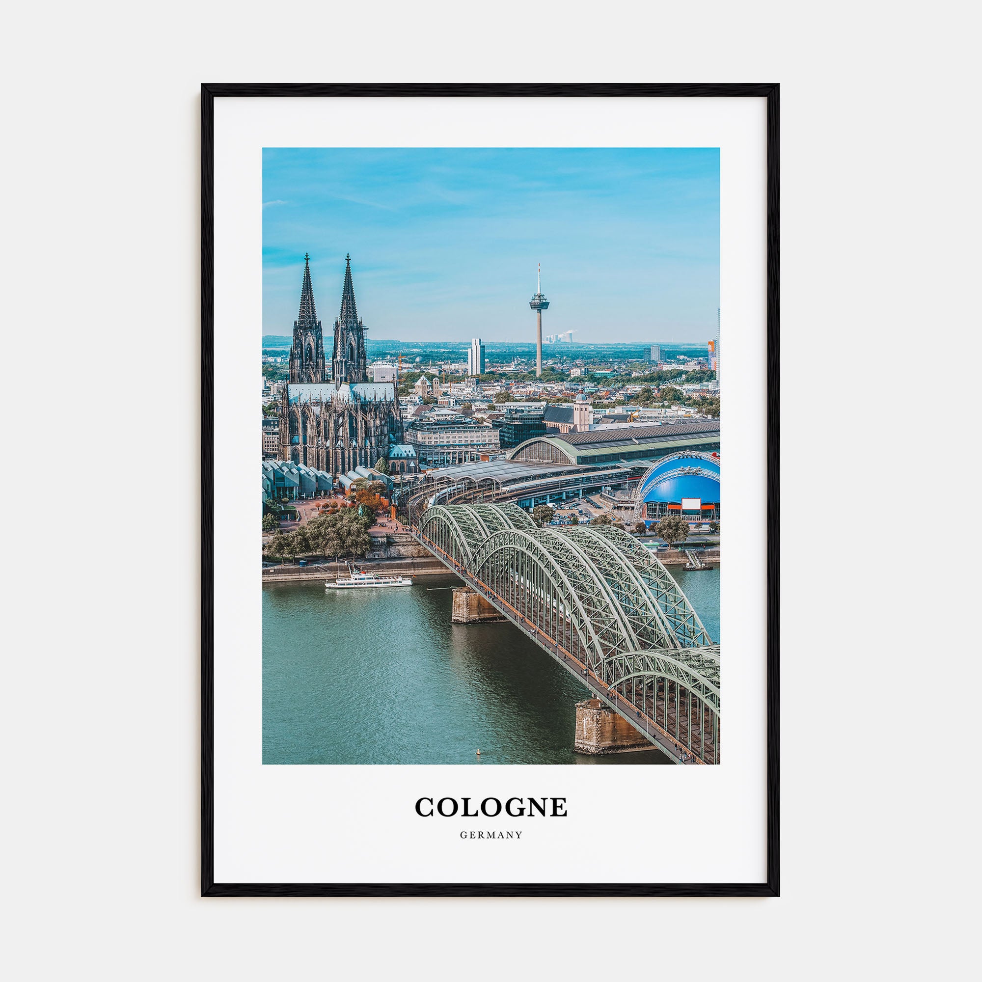 Cologne Portrait Color Poster