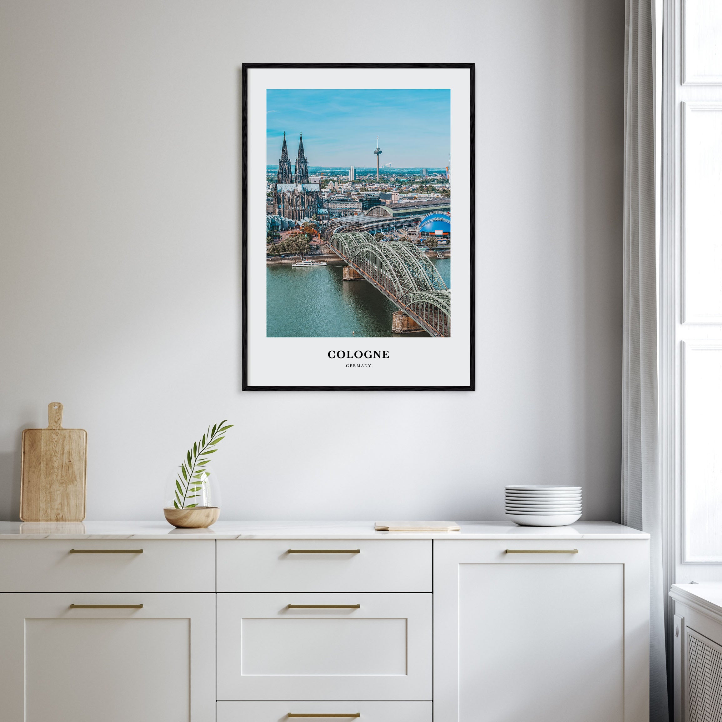 Cologne Portrait Color Poster