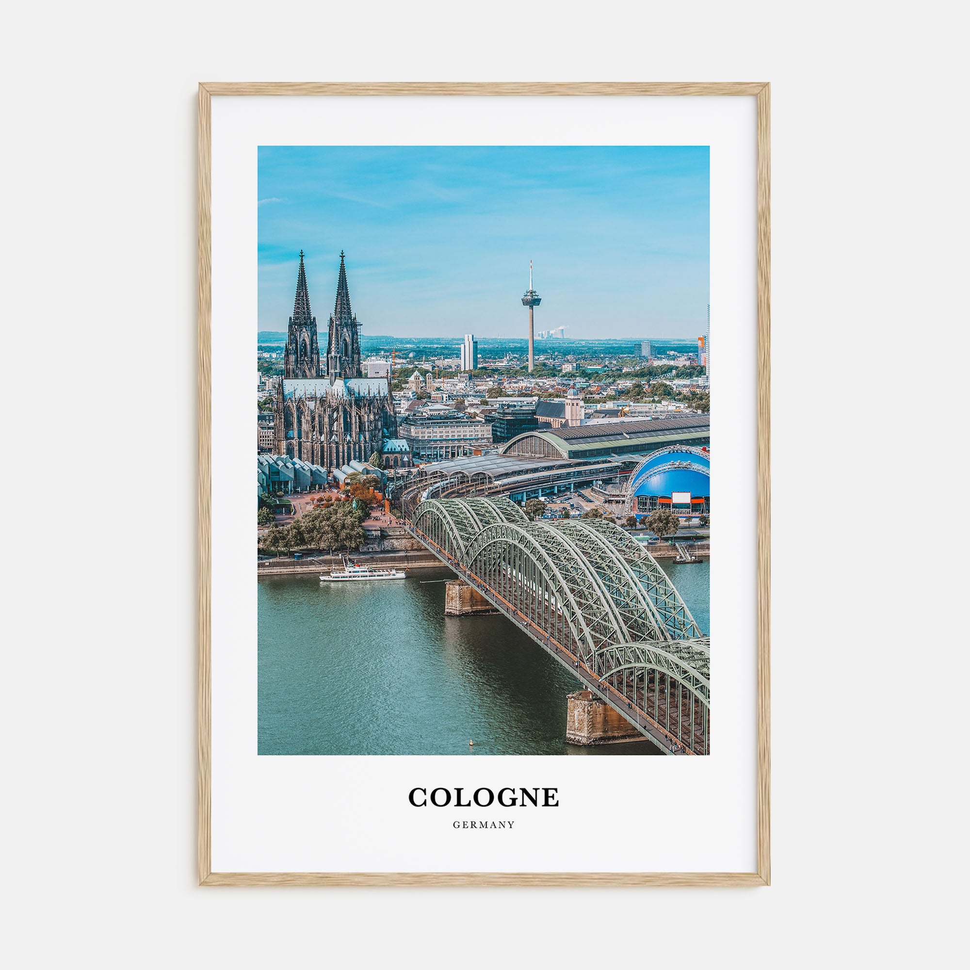 Cologne Portrait Color Poster