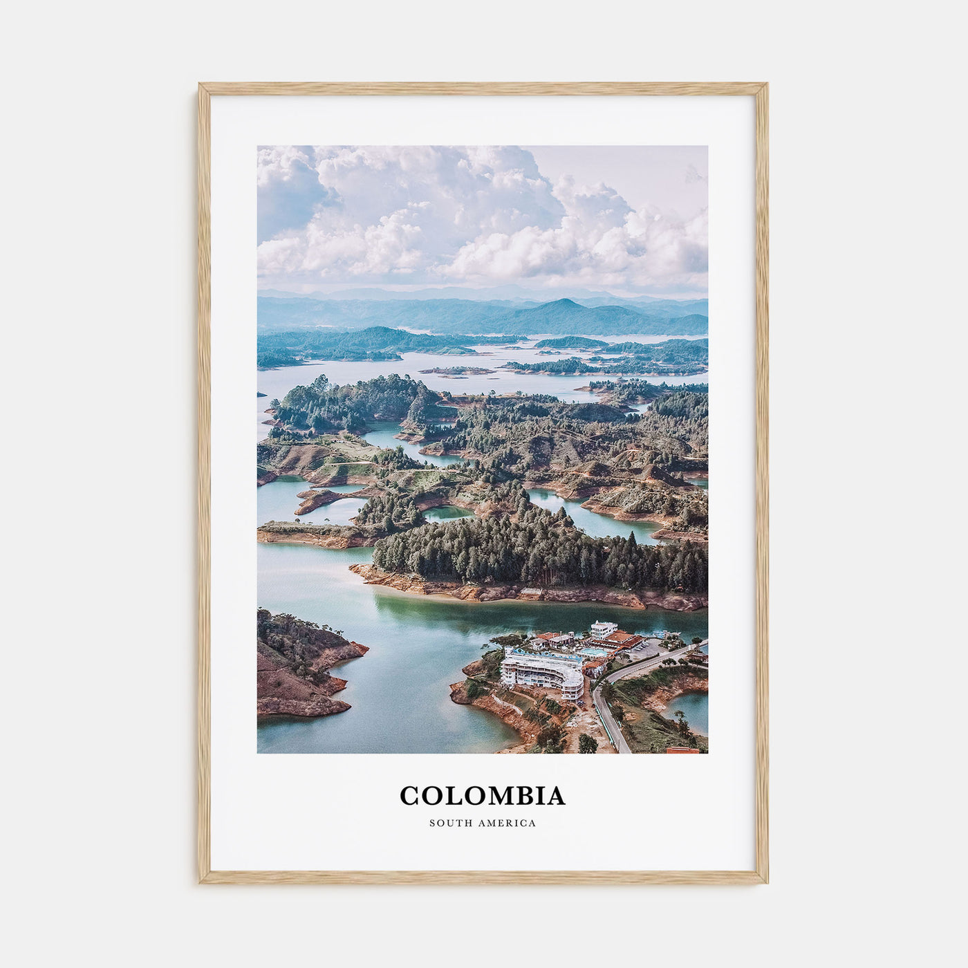 Colombia Portrait Color No 2 Poster