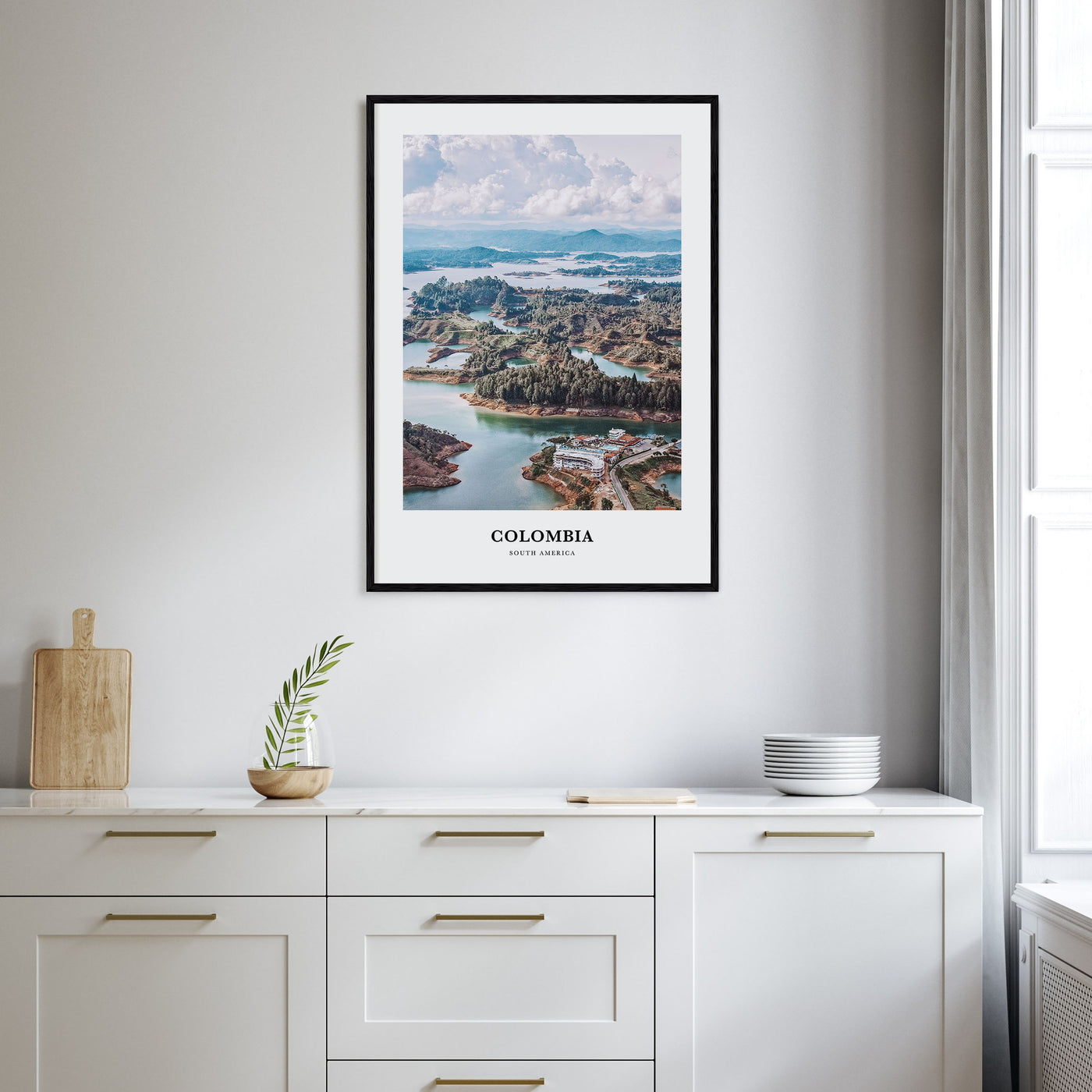Colombia Portrait Color No 2 Poster