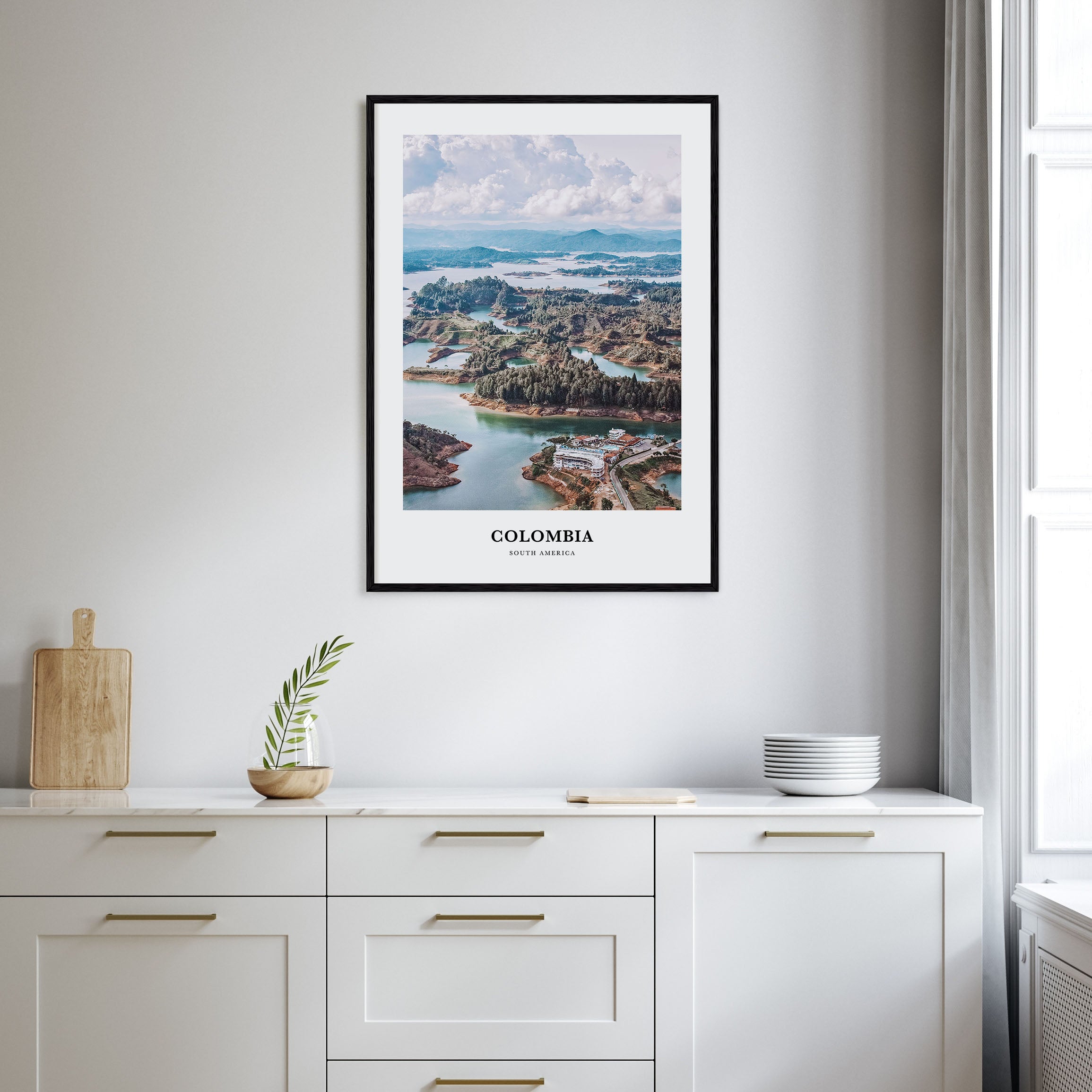 Colombia Portrait Color No 2 Poster