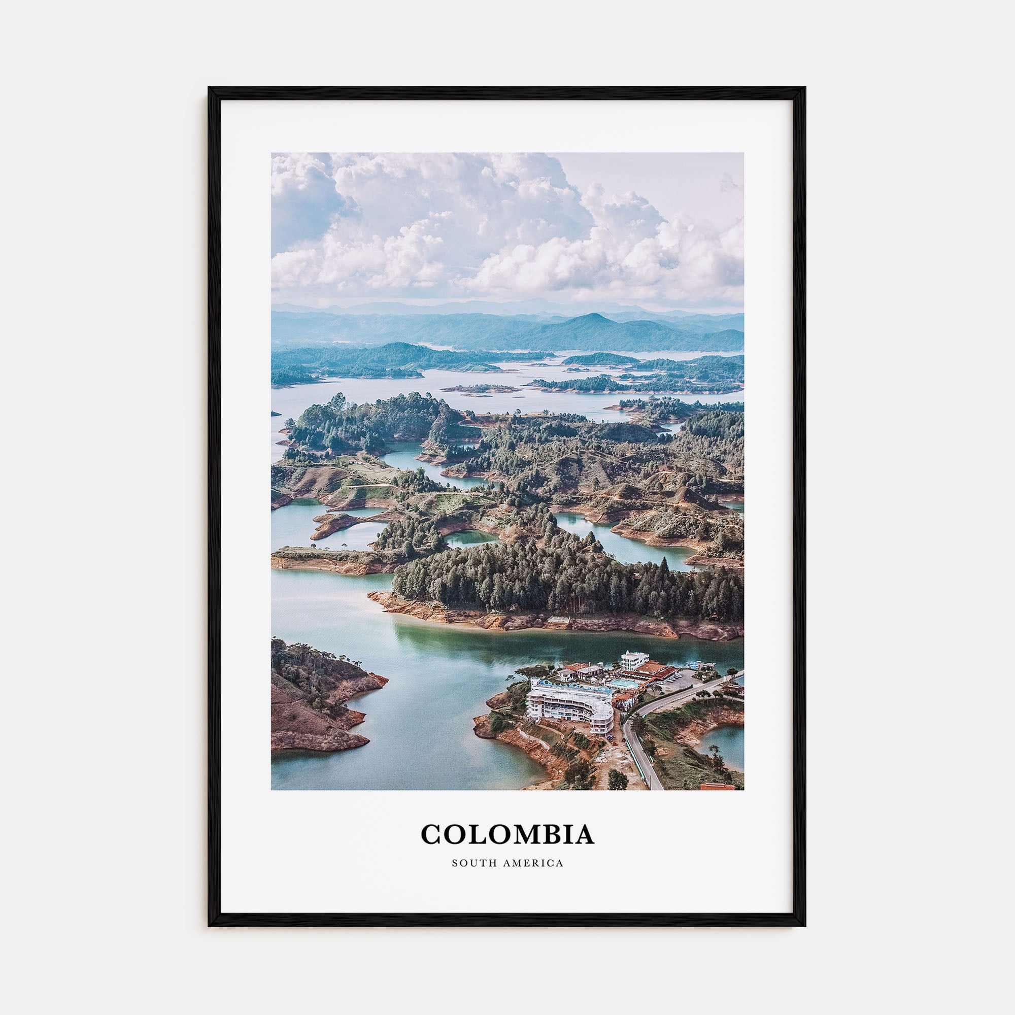 Colombia Portrait Color No 2 Poster