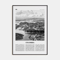 Colombia Travel B&W No 1 Poster