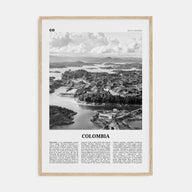 Colombia Travel B&W No 1 Poster