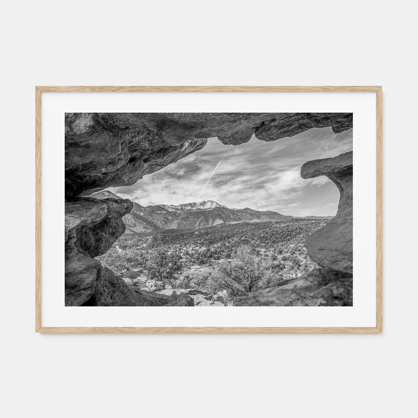 Colorado Landscape B&W Poster