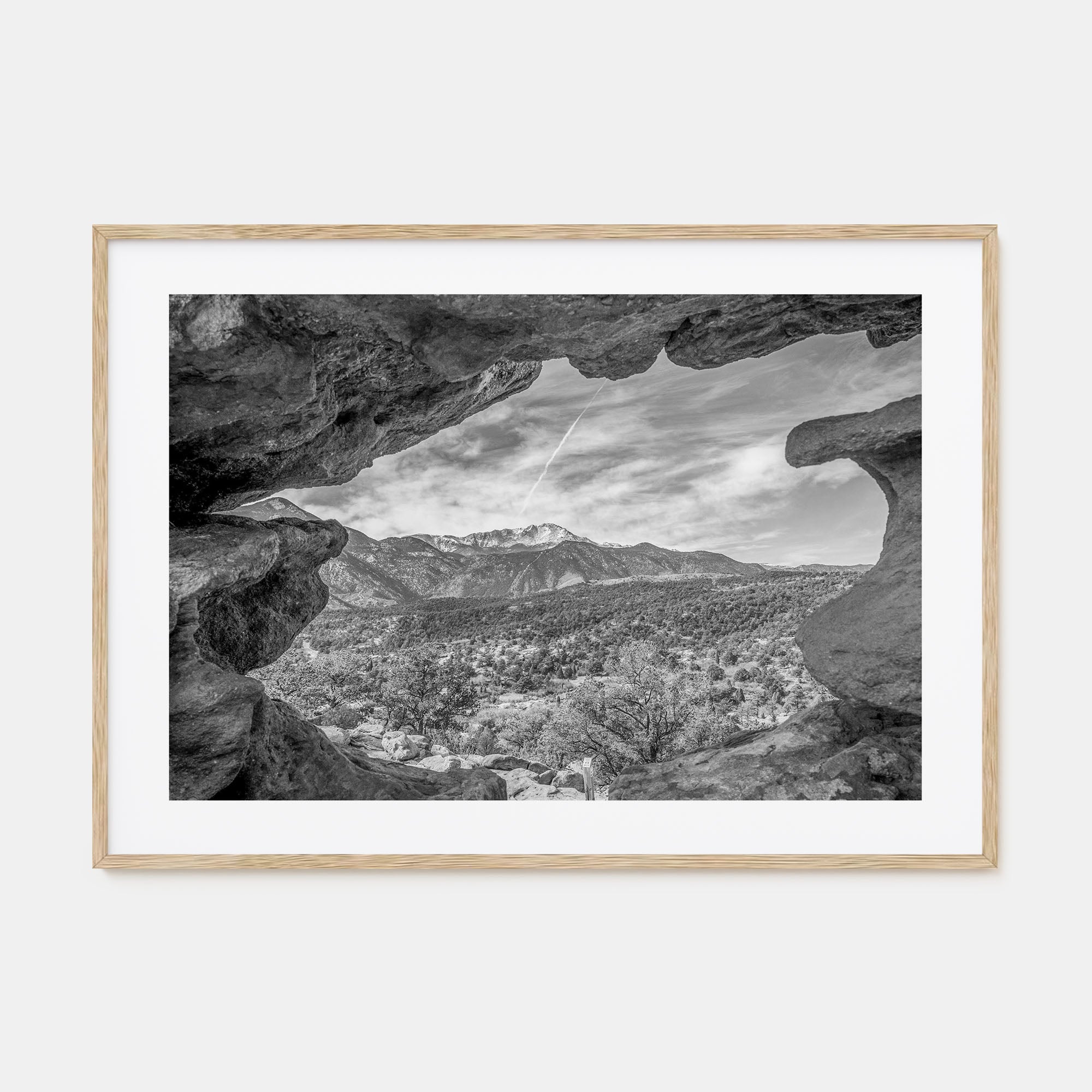 Colorado Landscape B&W Poster