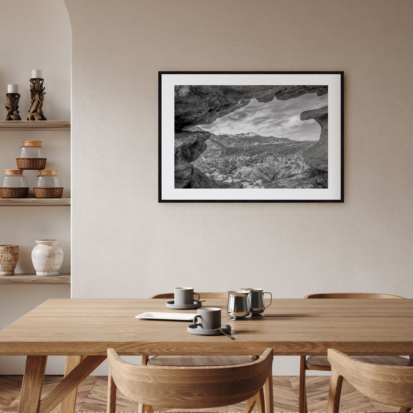 Colorado Landscape B&W Poster