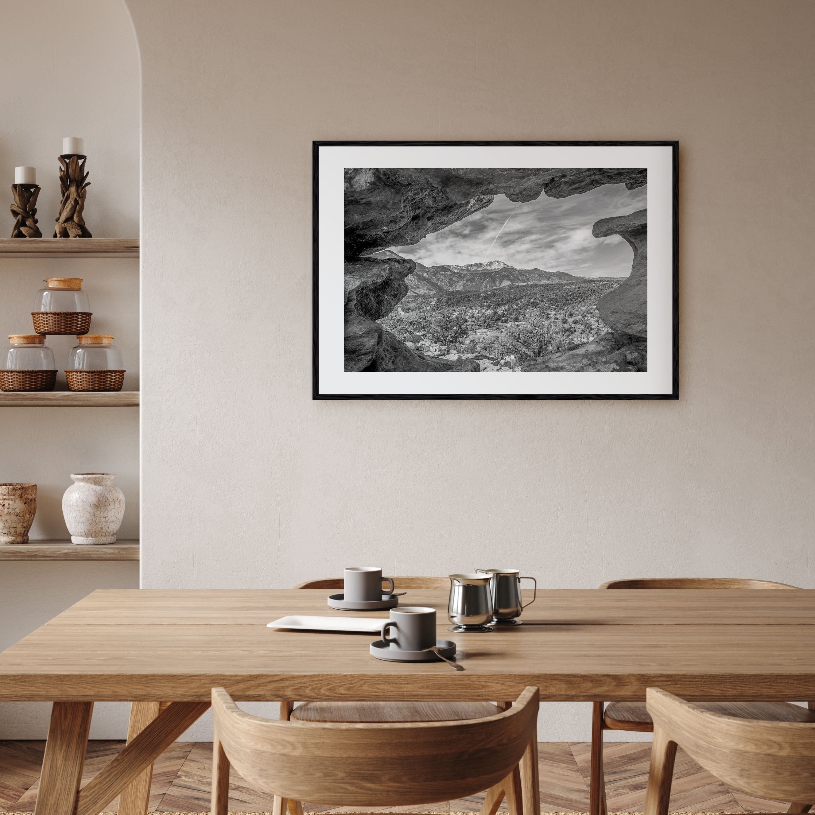 Colorado Landscape B&W Poster