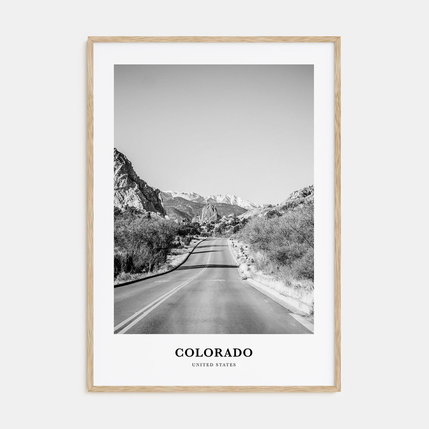 Colorado Portrait B&W No 2 Poster